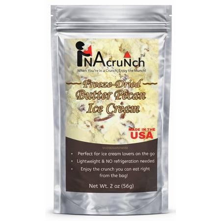 Freeze-Dried Butter Pecan Ice Cream