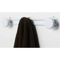 Wall Mounted Coat and Hat 3 Hooks Rail-Rack White