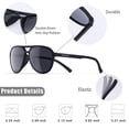 thumbnail image 3 of Gafas de sol Lasiyanor Lightweight TAC Polarized Vintage 70s, 3 of 6