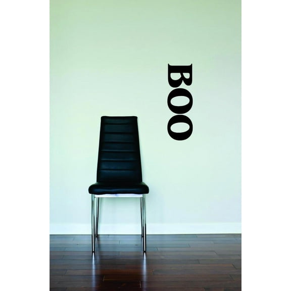 Custom Wall Decal Sticker - Boo Halloween Holiday Trick Or Treat Home Decor 8x20"