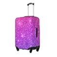 thumbnail image 2 of Balery Luggage Cover Pink Purple Glitter Print Suitcase Covers for Luggage Elastic Washable Suitcase Protector Fits 18-32 Inch Luggage-Small, 2 of 9