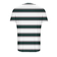 thumbnail image 5 of NTACZA Open Front Lightweight Summer Cardigan Striped Casual with Pockets Short Sleeve Beachwear Coverups Regular Green, 5 of 5
