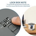 thumbnail image 5 of Storage Box with Password Lock Compact Transparent Self Control Lockable Box for Phone Gaming Device Food Snack Refrigerator Safe, 5 of 11