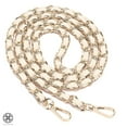 thumbnail image 2 of Luxtrada 45" Purse Chain Strap-Handbags Replacement Chains Metal Chain Strap for Wallet Bag Crossbody Shoulder Chain White, 2 of 7