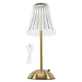 thumbnail image 5 of LáMpara de Mesa Decorativa Cristal LED 800MAh AtmóSfera Recargable Luz Brillo 3 Niveles para Restaurante Café, 5 of 5