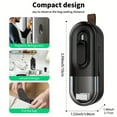 thumbnail image 4 of LYCAQL Small Vacuum Sealer Heat Sealer And Cutter 2 In 1 Portable Thermal Vacuum Sealer For Bag Storage Of Food Snacks Cookies Fresh (Black) Kitchen Supplies, 4 of 9