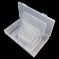 thumbnail image 3 of Rectangular Clear Plastic Storage Containers Box with Hinged Lid for Beads and Other Small Craft Items, 3 of 6