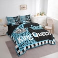thumbnail image 3 of Castle Fairy Teens Adults King And Queen Crown Bedding Comforter Set 7 Pieces,Abstract Cheetah Print Full Bedding Set Lightweight,Happy Valentine's Day Fitted Sheet Flat Sheet,Breathable Home Decor, 3 of 8