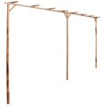 thumbnail image 1 of vidaXL Pergola Bamboo 385x40x205 cm, 1 of 3