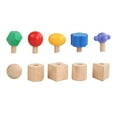 thumbnail image 3 of lionlar Building Blocks Nuts Bolts Toy Insert Blocks Screw for Children Preschoolers, 3 of 9