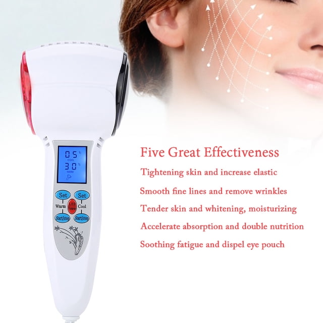 Máquina de Belleza Ultrasónica de la Cara, Dispositivo de Belleza Nutricional, para Eliminar Los Círculos Oscuros, La extracciónica de Arrugas, contrato de elevación facial