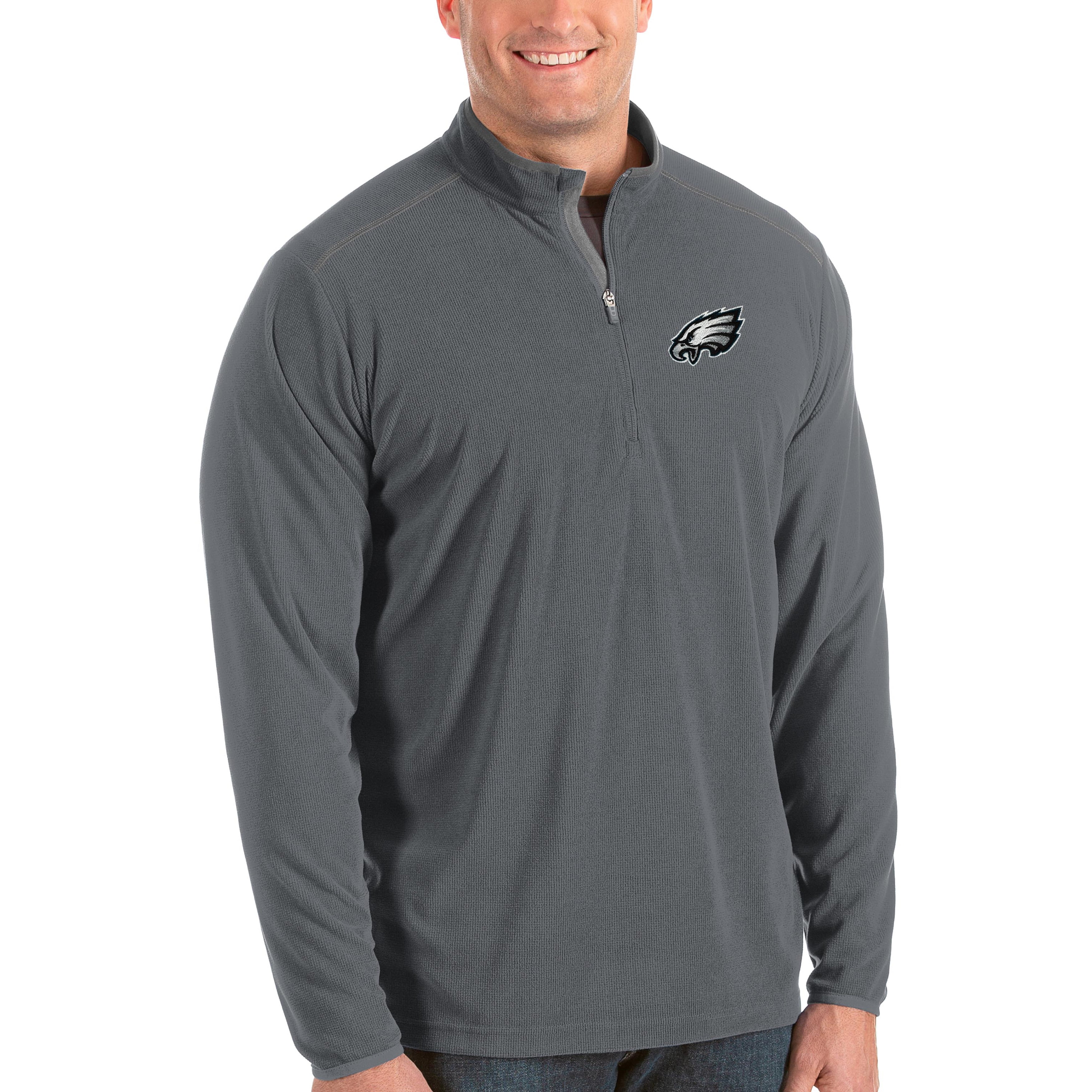 eagles quarter zip pullover
