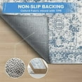 thumbnail image 6 of Planially Non-Slip Area Rugs 3'x5' Soft Blue Indoor Bedroom Living Room Boho Oriental Vintage Carpet, 6 of 7