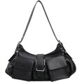 thumbnail image 1 of LinYooLi Y2K Cute Purse for Women Punk Rivet Shoulder Bag with Multi-pockets Stylish Handbag Clutch Purse, 1 of 7