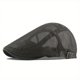 thumbnail image 4 of Sombreros para el sol al aire libre, gorra de malla transpirable para vendedor de periódicos, boina informal para hombre, boinas planas para primavera, verano y otoño, 4 of 5
