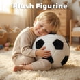 thumbnail image 5 of Cute Soft Plush Soccer Ball Toy Realistic Sports Throw Pillow Stuffed Athletic Round Cushion for Home Decoration and Indoor Play 2026 Edition S, 5 of 5