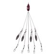 thumbnail image 2 of Agiferg 5 Arms Alabama Umbrella Head Fishing Rig Bait Fishing Lures With Snap Swivels, 2 of 2