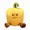 yellow-5.9/15cm, variant on Cartoon Cute Vegetable Plush Doll - Creative Chili Plush Toy Home Decoration Gift - 5.9inches