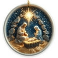 thumbnail image 2 of SLYNSHome Christmas Tree Nativity Scene Ornaments Religious Christmas Hanging 3D Ornament The Birth of Jesus Christian Decorations for Tree Xmas, 2 of 6