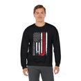 thumbnail image 4 of Flag Hockey Unisex Sweatshirt, Hockey Lover Unisex Sweater, 4 of 5