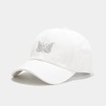 thumbnail image 3 of 2021 Algodón mariposa bordado Casquette Gorra de béisbol Sombreros ajustables del Snapback para hombres y mujeres 58, 3 of 5