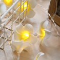 thumbnail image 5 of AAOMASSR 20-LED String Light Hawaiian Foam Artificial Plumeria Flower Battery Powered Fairy Starry Lights for Wedding Beach Party, 5 of 5