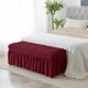 thumbnail image 2 of Funda para banco de comedor, fundas elásticas extraíbles, funda elástica para asiento, cojín para banco Vino rojo, 2 of 9