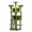 Green + Particle Board+MDF+1, variant on Large 70.87in Cat Tree with 2 Condos 3 Perches Hanging Hammock Sisal Scratching Posts for Multi-Cat Families Green