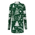 thumbnail image 3 of Mifsaly Womens Christmas Cardigan Lightweight Long Sleeve Open Front Xmas Print Cardigans Breathable Dressy Casual Flowy Outfits 2025 Festival Party Clothing, 3 of 4