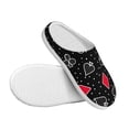 thumbnail image 3 of Kdxio Card Suits Women's Men's Slippers Plush Slip-On House Slipper for Winter Indoor Soft Cushion Non-slip Fluffy Slides Slippers-13, 3 of 7