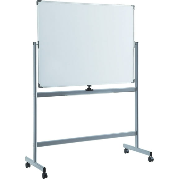 Lorell LLR52568 Magnetic Whiteboard Easel, White