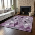 thumbnail image 6 of Addison Rugs Mayfield Washable Transitional Geometric Merlot Rectangle Rug, 8' x 10', 6 of 6