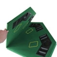 thumbnail image 4 of INO Design 48" 8-Player Foldable Poker Table Top Texas Holdem Octagon Card Tabletop Layout Casino Game Mat Green, 4 of 7