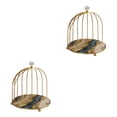 thumbnail image 1 of Matsuzay Iron Bird Cage Cosmetic Organizer Bathroom Holder  Rack Dresser Storage Stand 2piezas Río estrella de 1 capa, 1 of 1