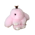 thumbnail image 2 of TopLLC Rabbit Costume Cute Rabbit Pendant Car Keychain Bag Accessories Soft Rabbit Velvet Ball Pendant Handmade Soft Rabbit Velvet Ball Pendant, 2 of 4