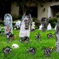 thumbnail image 3 of 2024 Halloween Decorations,Halloween Decorations Outdoor Scary,Halloween Garden Ghosts Horrible Decor,Halloween Glows-in-the-dark Outdoor Courtyard Skeleton Cats Holiday Atmospheres Decoration, 3 of 9