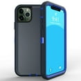 thumbnail image 2 of For Apple iPhone 12 Pro Max 6.7 inch Heavy Duty Shockproof Armor Hybrid Case Cover With Clip Blue/Blue, 2 of 7