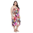 thumbnail image 4 of Oussum Women Short Tube Dress Sleeveless Summer Plus Size Dresses, Multicolor, 4 of 7