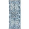 thumbnail image 5 of ReaLife Rugs Machine Washable Vintage Distressed Traditional - Blue, Ivory, Orange Eco-friendly Recycled Fiber Area Runner Rug (2'6" x 8'), 5 of 11