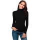 thumbnail image 1 of Blusa Termica Mujer, Color Negro, Manga Larga, Unitalla, Cuello Alto, Playera, Casual, Basica, Camiseta, Uso Diario Dahirim Store  KIM191210, 1 of 5