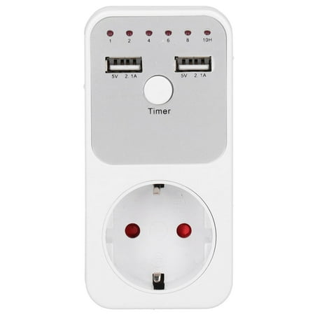 

180~260V USB Smart Digital Countdown Timer Socket for Computer Phone Charger