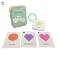 thumbnail image 1 of Flmtop 27Pcs/20Pcs/30Pcs Baby Flash Card Thickened Eye Protection Improve Logic Early Learning Flash Card Animal Number Alphabet Card Kit for Newborn, 1 of 10