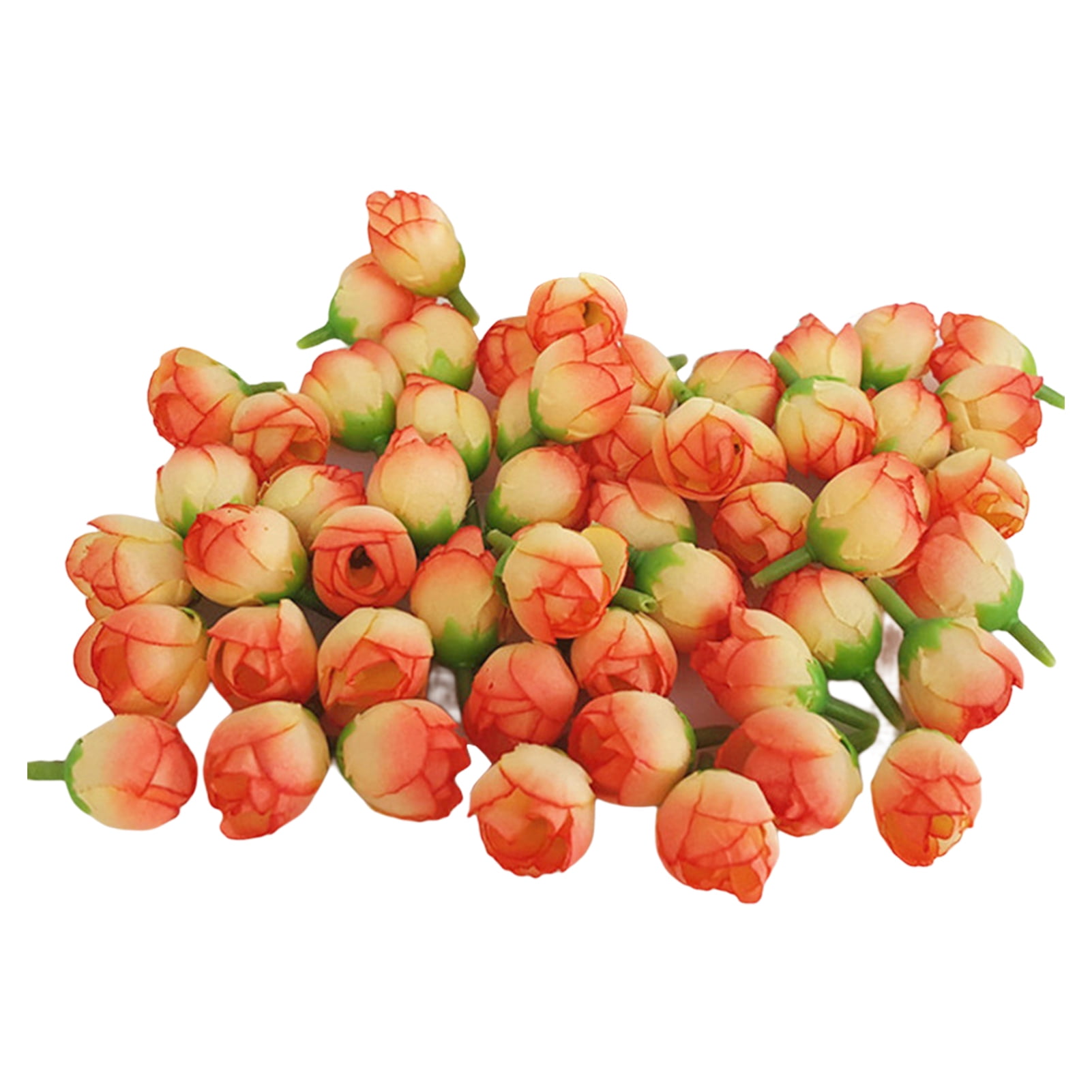 100Pcs Flower heads in bulk wholesale for Crafts Carnation Silk Peony ...