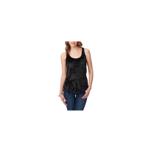 Aeropostale Racerback Tank Top para mujer, negro, pequeño