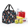 thumbnail image 5 of KLL Cute Santa Claus Gift Print Insulated Lunch Bag Women, Reusable Cute Tote Lunch Box for Adult & Men, Leakproof Cooler Lunch Bags for Work Office Travel Picnic, 5 of 6
