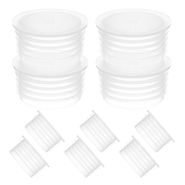 20pcs Balcony Planting Pot Accessories Reusable Round Plug Vegetable Box Container End Cap For Flower Pots Plastic Planter Stopper
