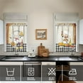thumbnail image 4 of Fat Chef Kitchen Curtains Valances and Tiers Set for Windows, Vintage Bathroom Window Curtain Valance 3 Piece Sets,Kitchen Decor for Living Room,54"x 36", 4 of 6