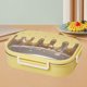thumbnail image 1 of Border Student Bento Box Children Sealed Fruit Box Salad Box Work Microwave Lunch Box Chopsticks Dip Container Cute Kids Bento Lunch Box, 1 of 5