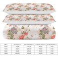 thumbnail image 2 of HAHDAXIA Floral Pattern Bedding Solid Comforter Set for All Seasons,3 Pieces(1 Comforter+2 Pillowcases),Soft Microfiber Bedding Set King(90"x90"), 2 of 7