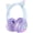Gradient Purple, variant on Ear Headphones for & , & Wired Mode Foldable Headset with Mic - Clear Sound Quality - Light, for Girls School Gaming, for Phone/Laptop/PC/Tablet